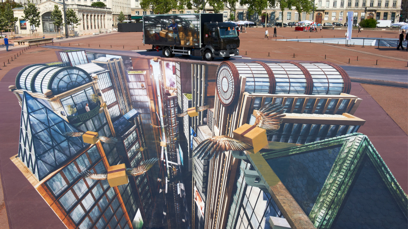 Illustration for article titled Check Out These Crazy 8-Billion Pixel Works Of 3D Street Art